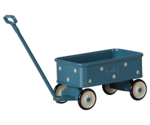 Maileg Wagon for Mouse in Blue Maileg Wagon for Mouse in Blue