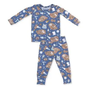 Angel Dear Glow in the Dark Dino Dig Bamboo Long Sleeve Loungewear Set Angel Dear Glow in the Dark Dino Dig Bamboo Long Sleeve Loungewear Set