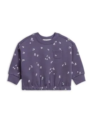 Colored Organics Koi Fleece Pullover in Posey Floral Colored Organics Koi Fleece Pullover in Posey Floral